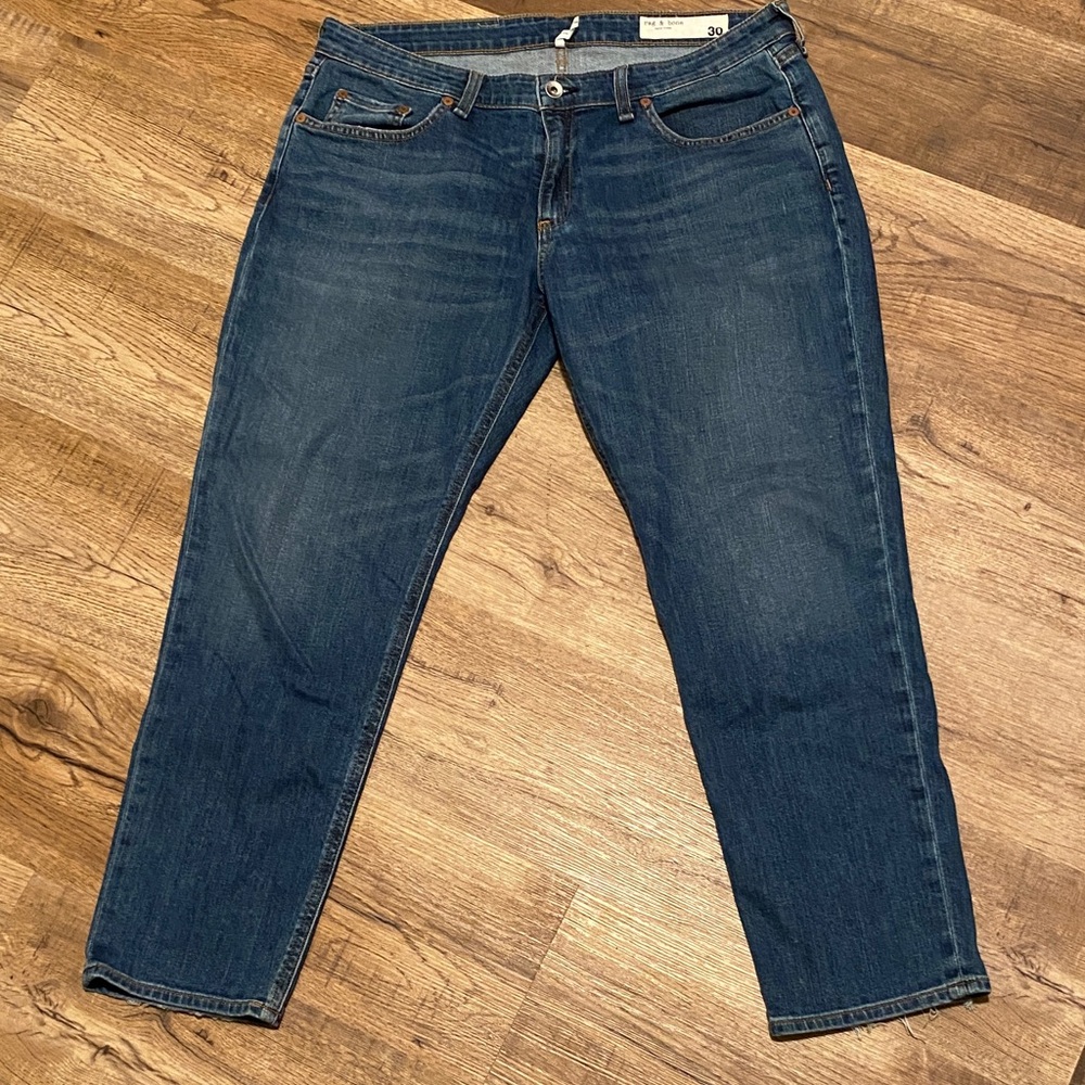 rag & bone Dre Low Rise Slim Boyfriend Jeans Womens 30